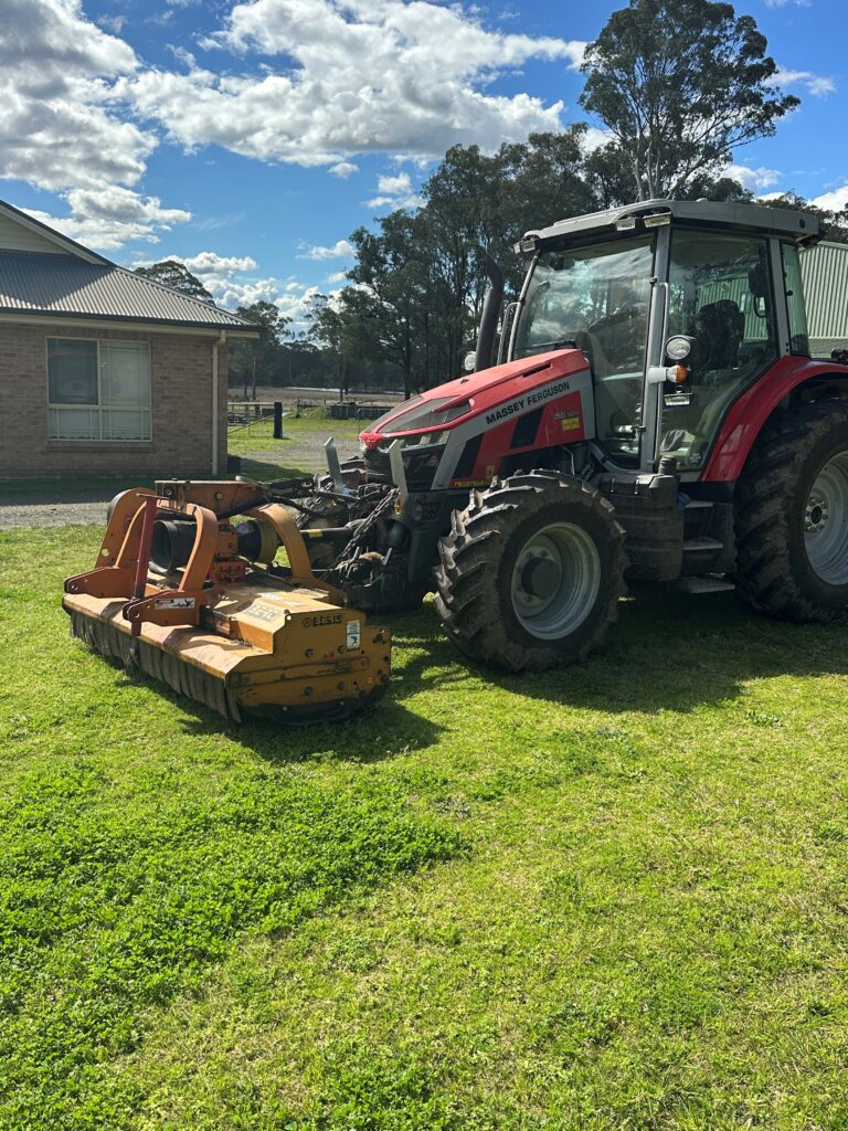 Front mounted Flail Mower